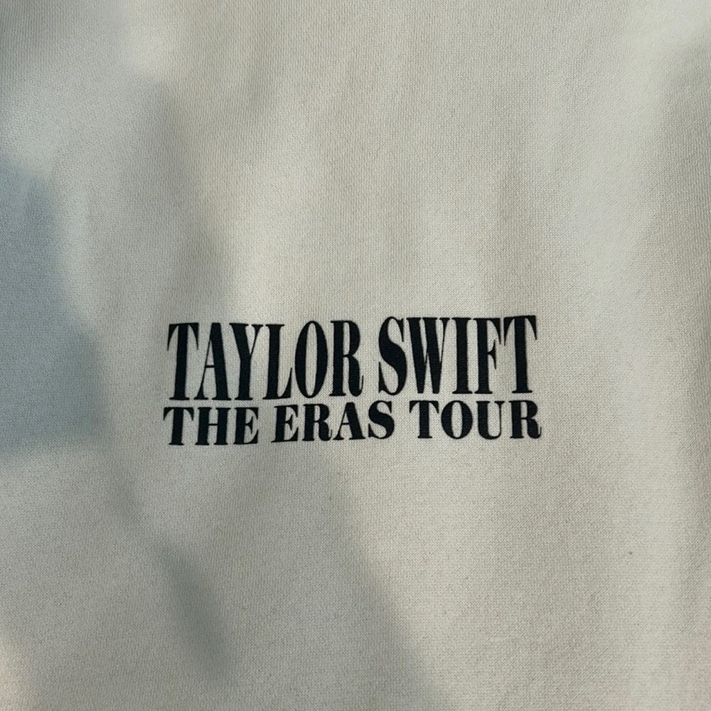 Taylor Swift Era’s Tour Official Merch White Hoodie